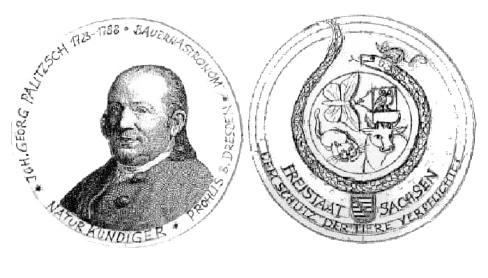 Medaille Johann Georg Palitzsch